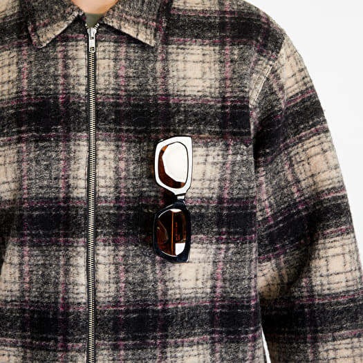 Shirts Stüssy Wool Plaid Zip Shirt UNISEX Lilac (1110297 lilac