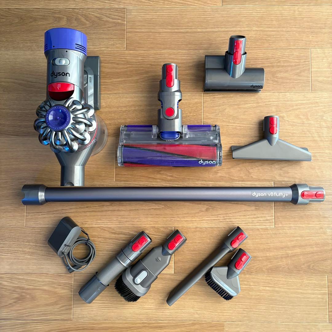 ダイソン　dyson v8 fluffy 本体　付属品セット　掃除機 ダイソン Dyson V8 Fluffy SV10FF 価格比較 - 価格.com