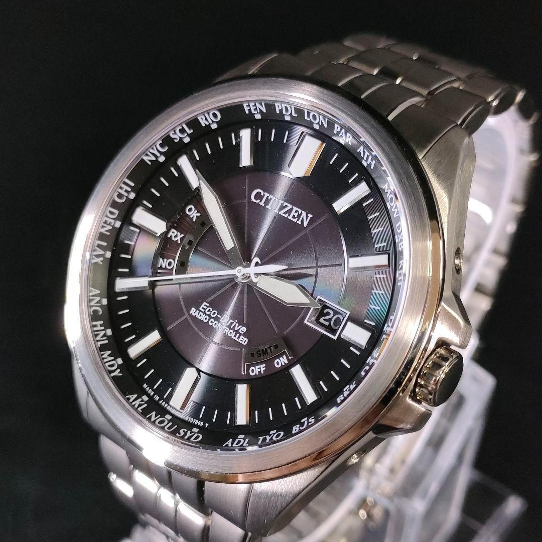 極美品　CITIZEN　シチズン　H145　ブラック　シルバー　ソーラー　メンズ CITIZEN（シチズン） 腕時計 H145-S073545 エコドライブ ステンレス