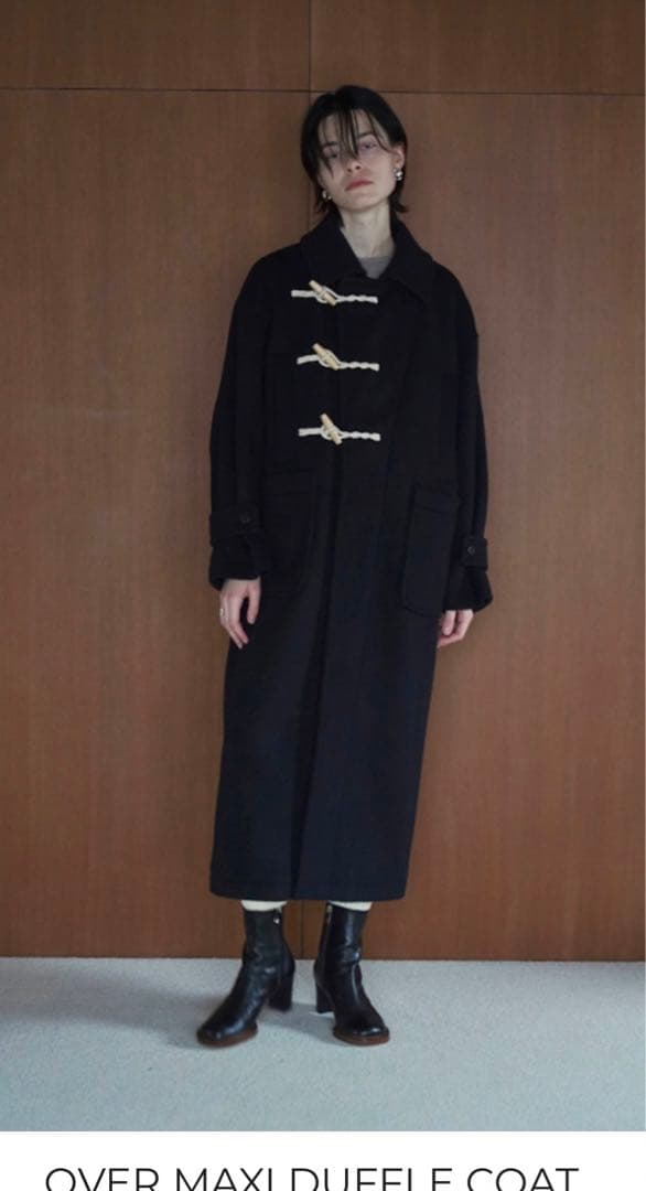 CLANE OVER MAXI DUFFLE COAT - メルカリ