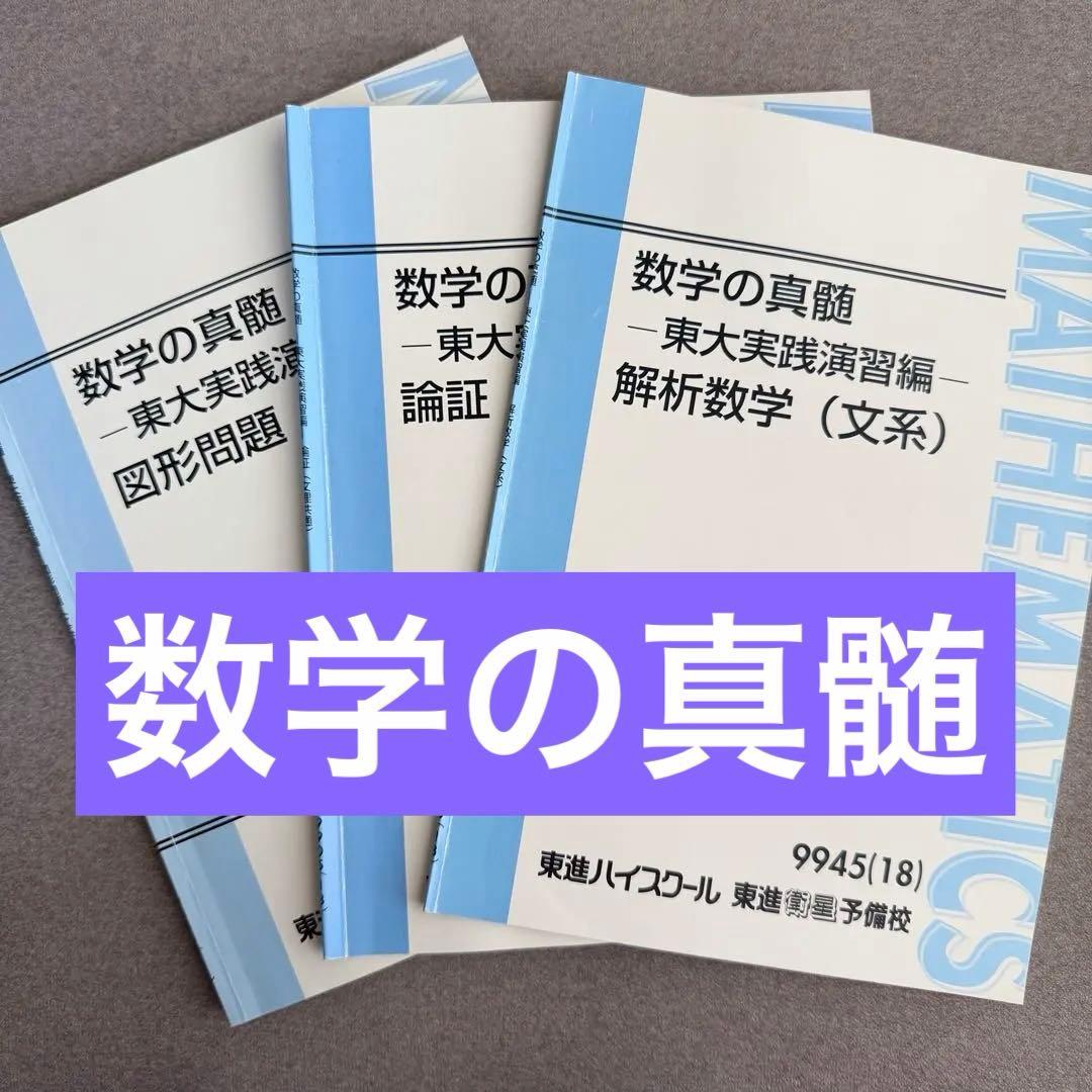 東進ハイスクール 数学の真髄-東大実践演習編- 解析数学・図形問題