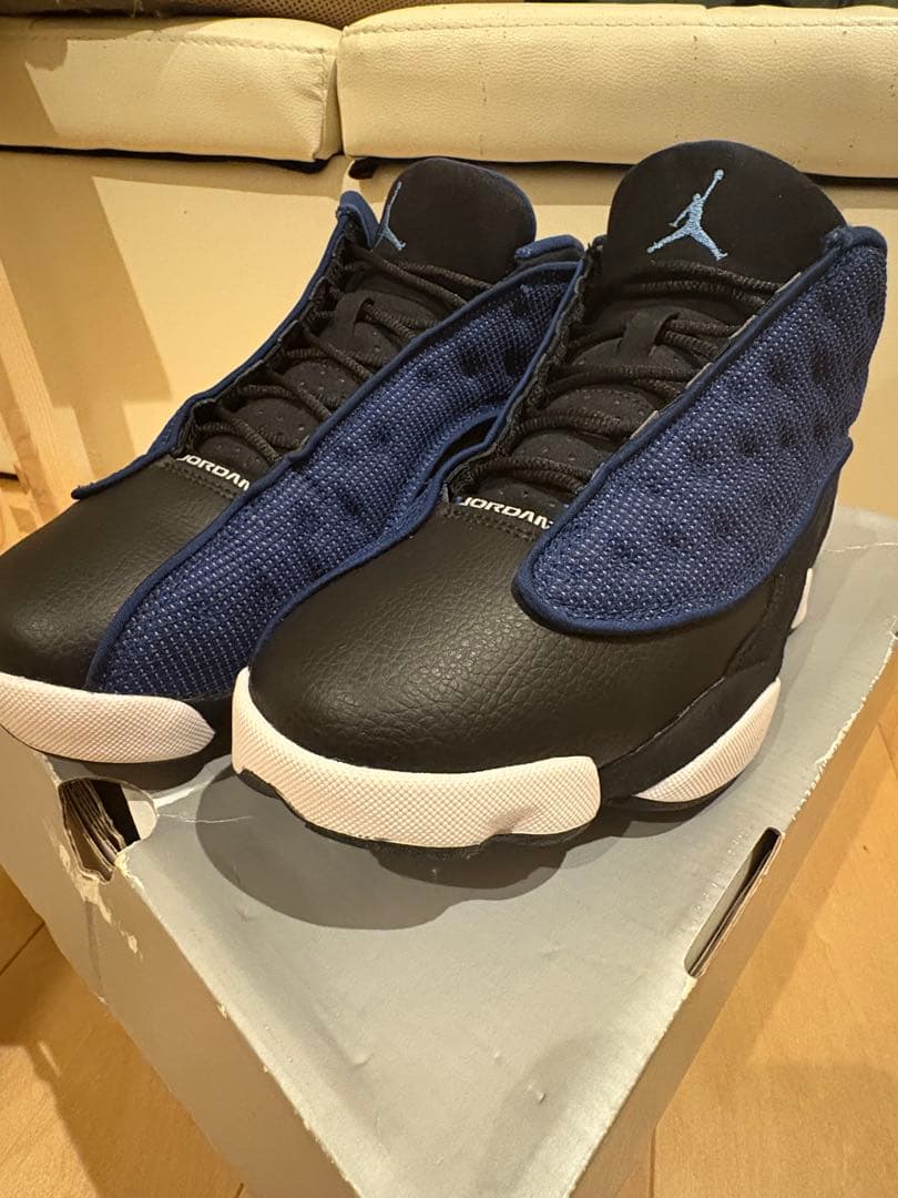 Nike Air Jordan 13 Lowネイビー/ブラック BNIB Nike Air Jordan 13 Retro 2017 Low Brave Blue SZ 8.5 Jumpman