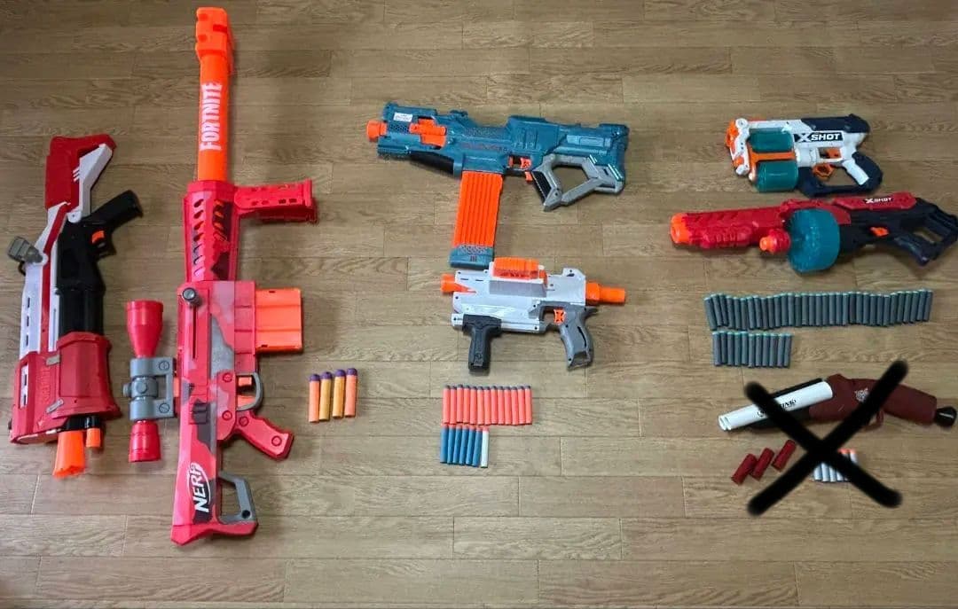 ナーフ フォートナイト ブラスター銃セット ダーツ付き 動作確認済 ナーフ フォートナイト ブラスター銃セット ダーツ付き 動作確認済