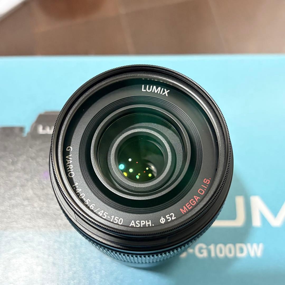 美品］LUMIX G100d ダブルズームレンズキット＋テトラポッド - メルカリ