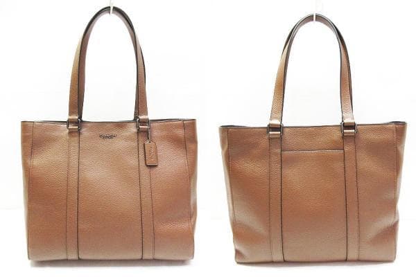 ○ COACH レザー 2way トートバッグ ブラウン CR390 メンズ - メルカリ