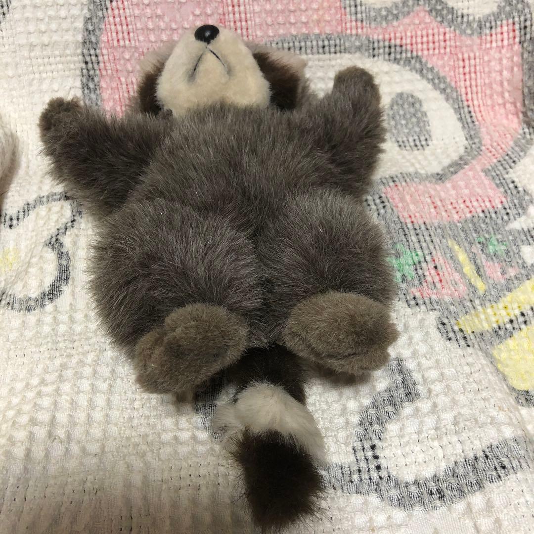 昭和レトロ ヴィンテージ オリエンタルトーイ アライグマ ぬいぐるみ
