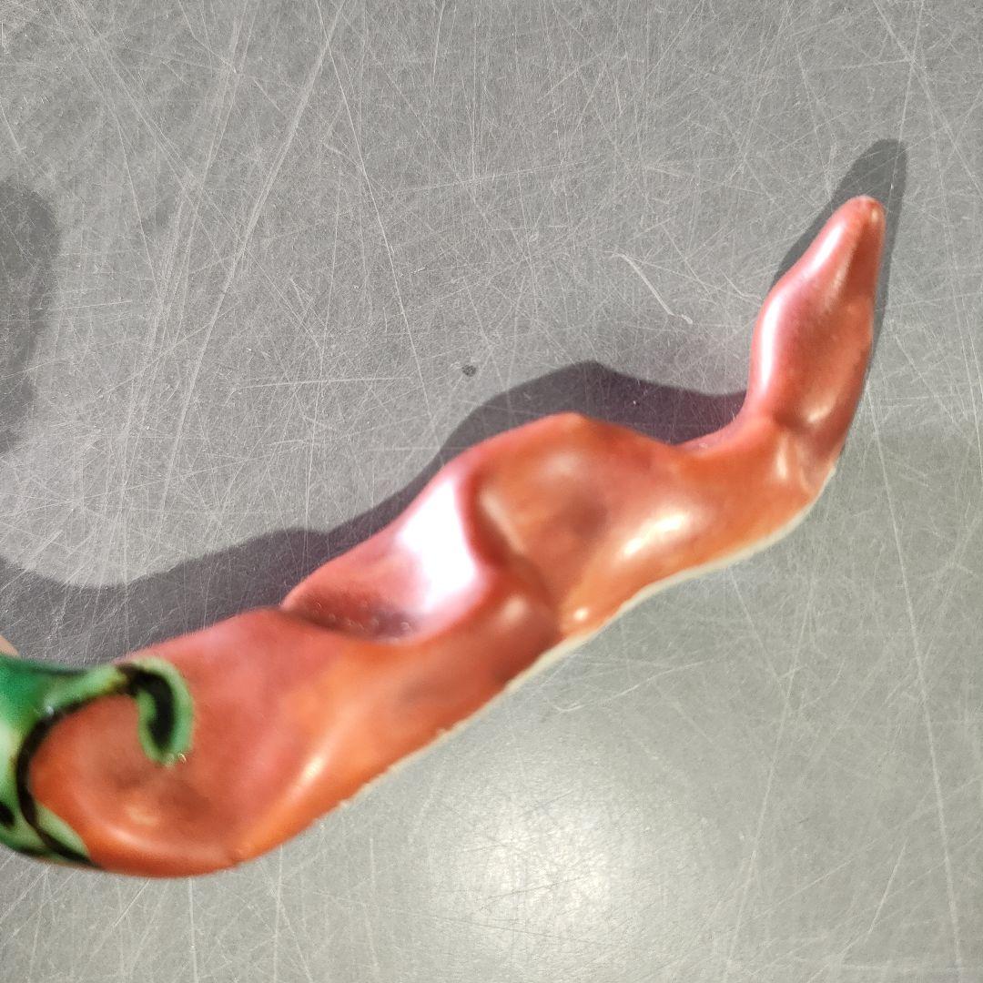 A1202-5/九谷焼/須田菁華/色絵唐辛子箸置5客/共箱/和食器/懐石