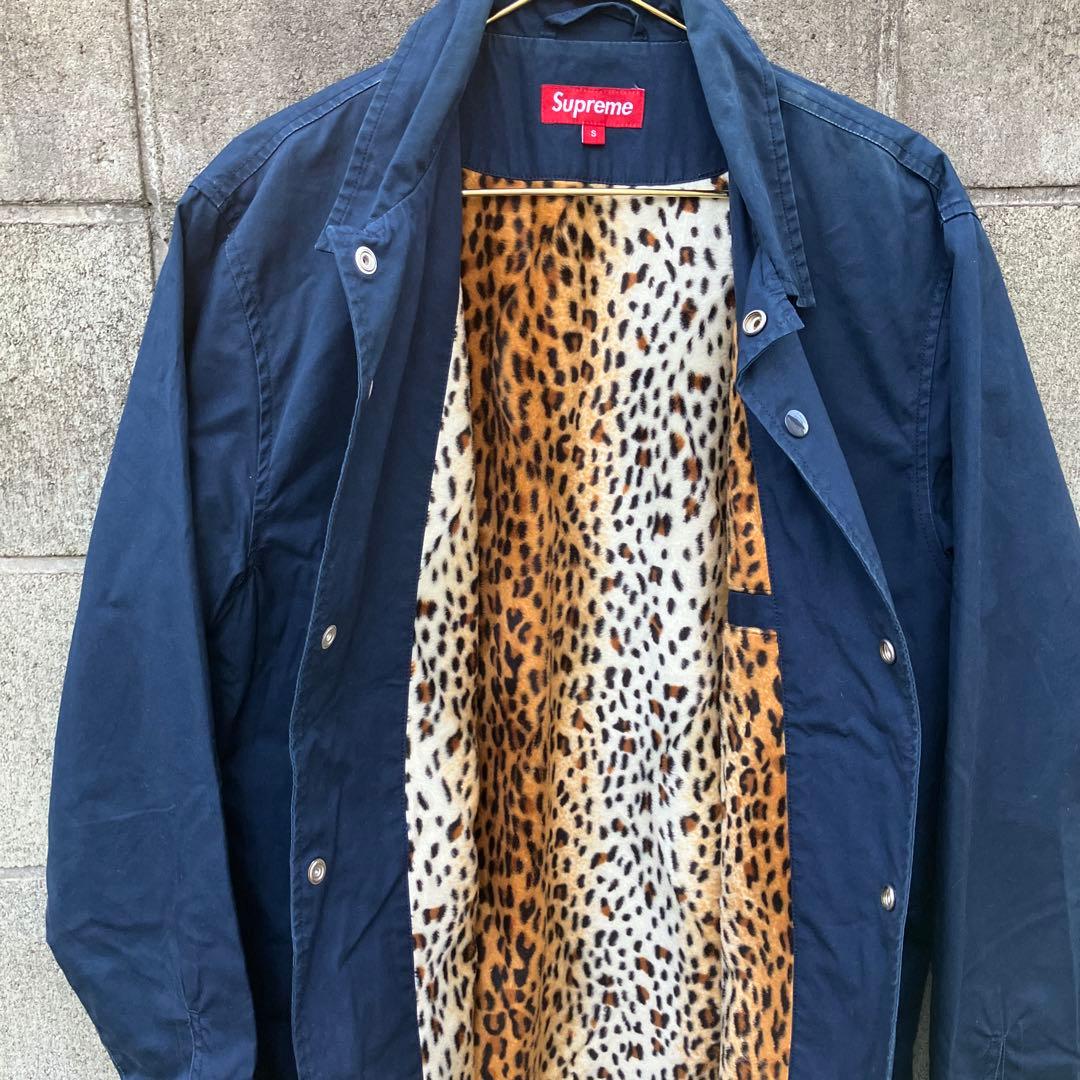 Supreme レオパード コーチジャケット - メルカリ
