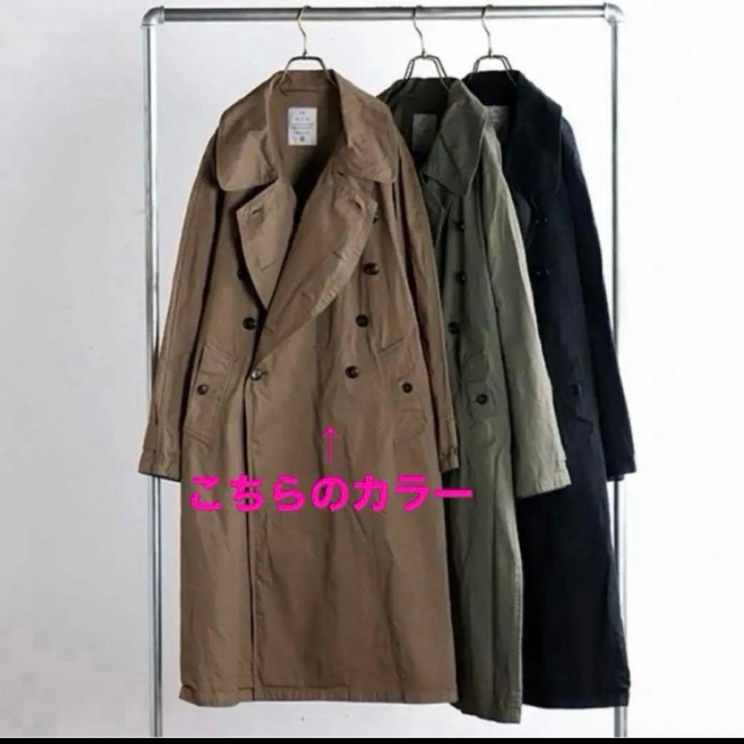メ*ル様 51700円 HTS トレンチコート カーキ44 ミリタリー コート