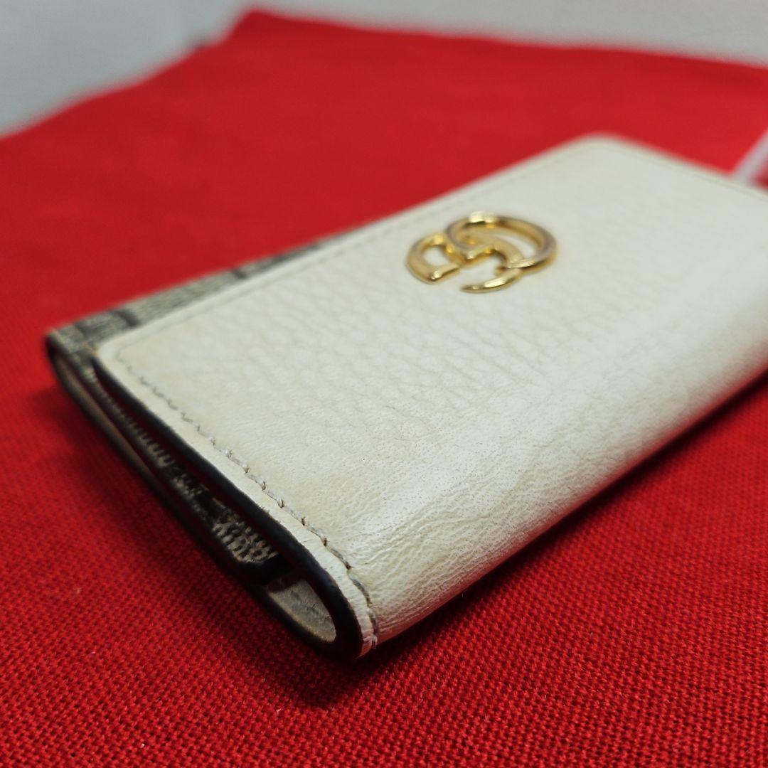 GUCCI グッチ GGマーモント GG柄 レザー×PVC 6連 キーケース - メルカリ