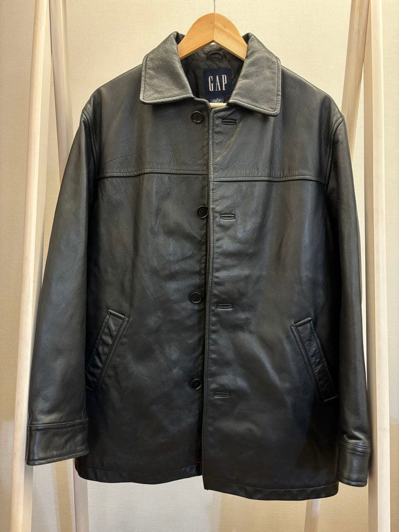 希少Sサイズ 野村訓市様モデル OLD GAP レザー カーコート 90s - メルカリ