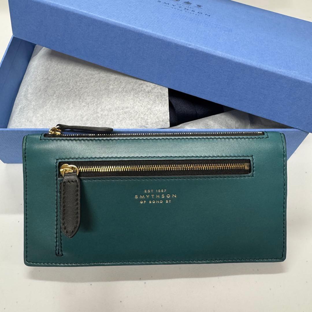 Smythson スマイソン ダブルジップ 長財布 Smythson スマイソン ダブルジップ 長財布 - メルカリ