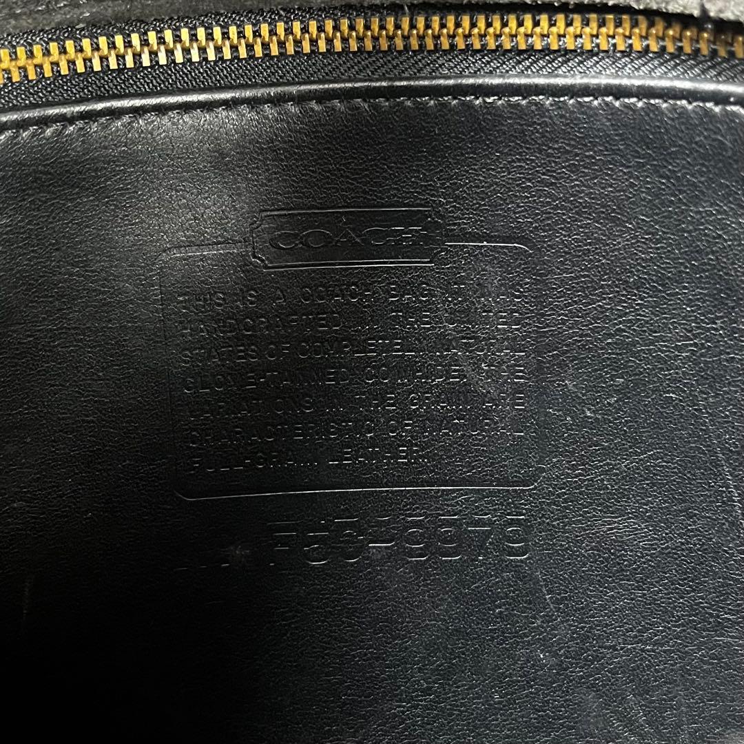 Old Coach ショルダーバッグ 9979 ブラック 黒 ターンロック - メルカリ