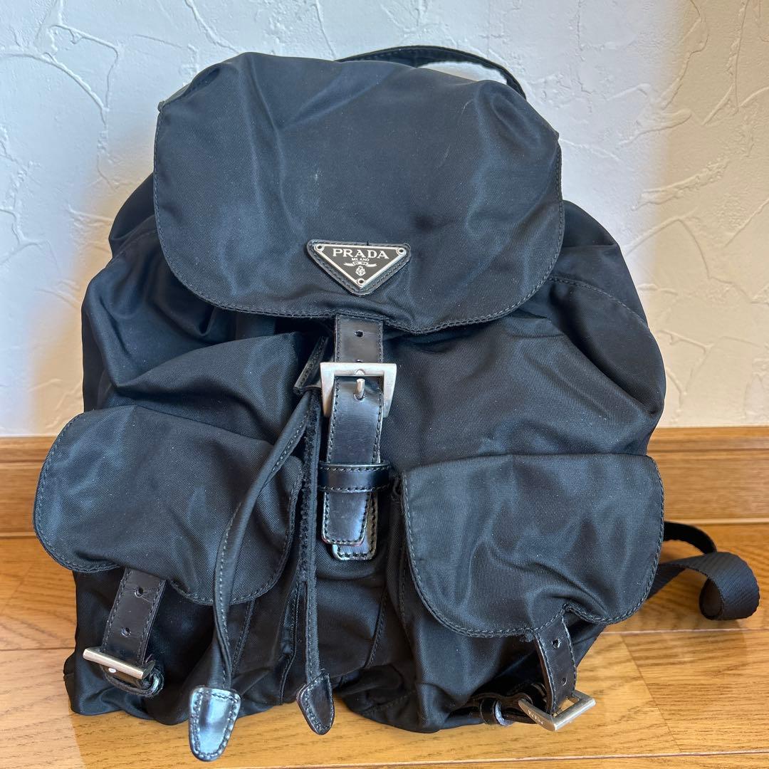 PRADA ブラックナイロンリュック 104 PRADA（プラダ） PRADA 2VZ104 2DMG バックパック メンズ バッグ