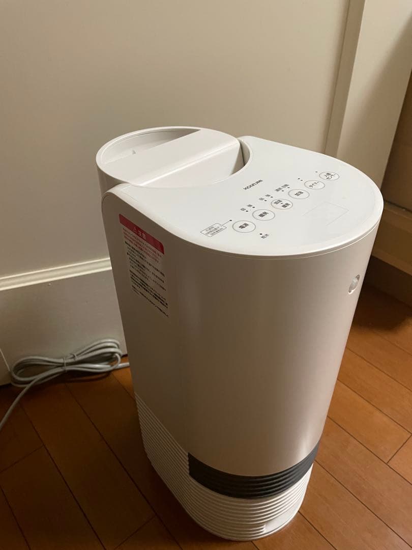 KOIZUMI 加湿セラミックヒーター KPH-1221 加湿セラミックヒーター KPH-1221/W｜電気ストーブ／ヒーター