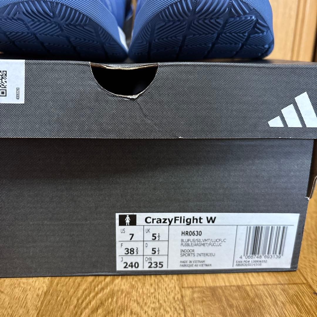 adidas Crazyflight 24.0cm❣️室内シューズ※値下げ^ ^