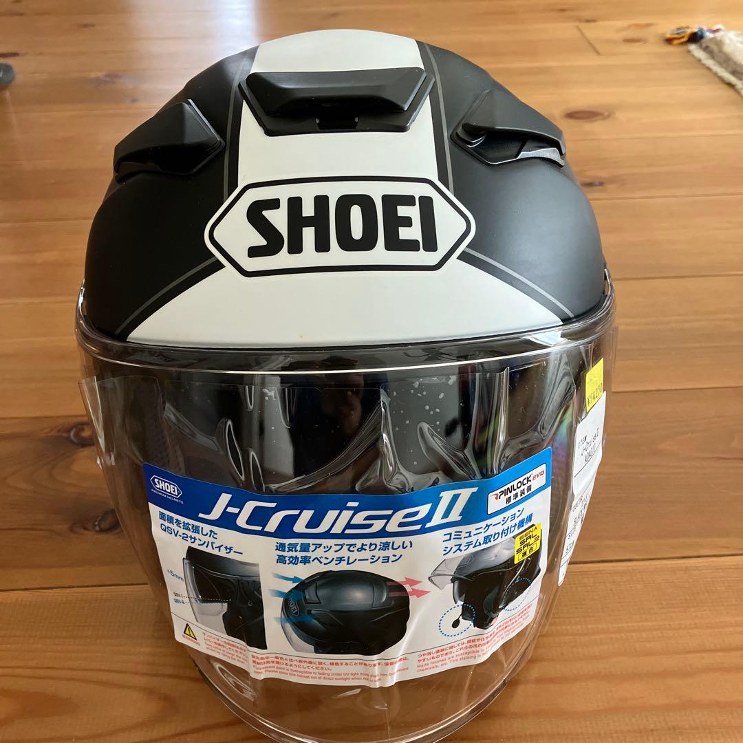 SHOEI J-Cruise II ADAGIOブラック/ホワイト Webike | SHOEI ショウエイ J-CRUISEII ADAGIO［ジェイクルーズ2