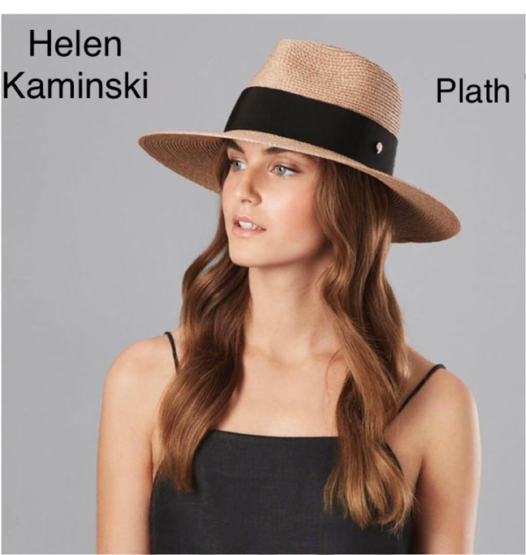 新品　ヘレンカミンスキー ラフィアハット Plath リボンブラック 帽子】ヘレンカミンスキー (HELEN KAMINSKI) PROVENCE LOGO10 ラフィア