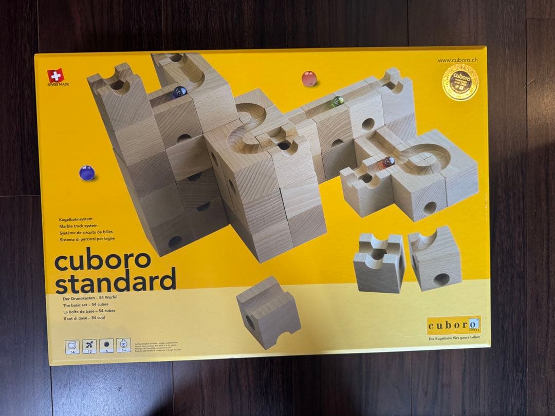 【美品】cuboro standard 知育玩具　キュボロスタンダード 楽天市場】キュボロ スタンダード16 オリジナル遊び方作例付き【正規