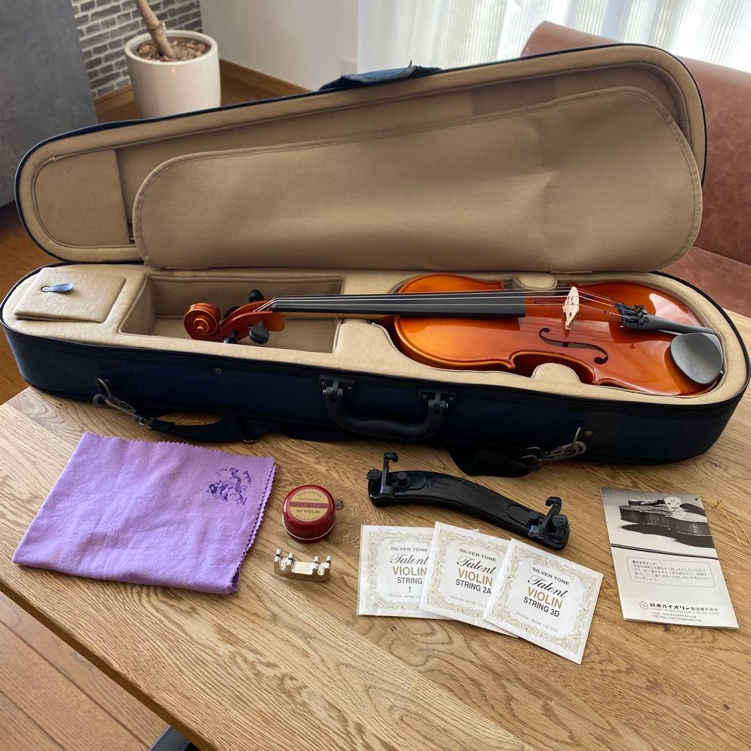 ＊美品＊SUZUKI スズキ 鈴木 バイオリン 4/4 No.230 2012年 クリップチューナー付6点セット]SUZUKI VIOLIN No.230(サイズ:4/4、3/4