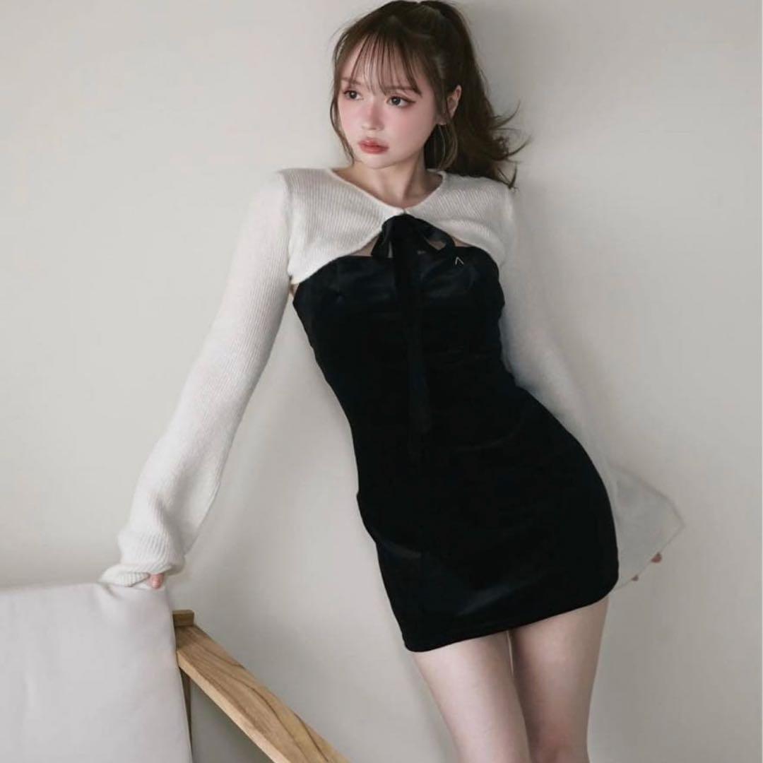 andmary Anita ribbon minidress - メルカリ
