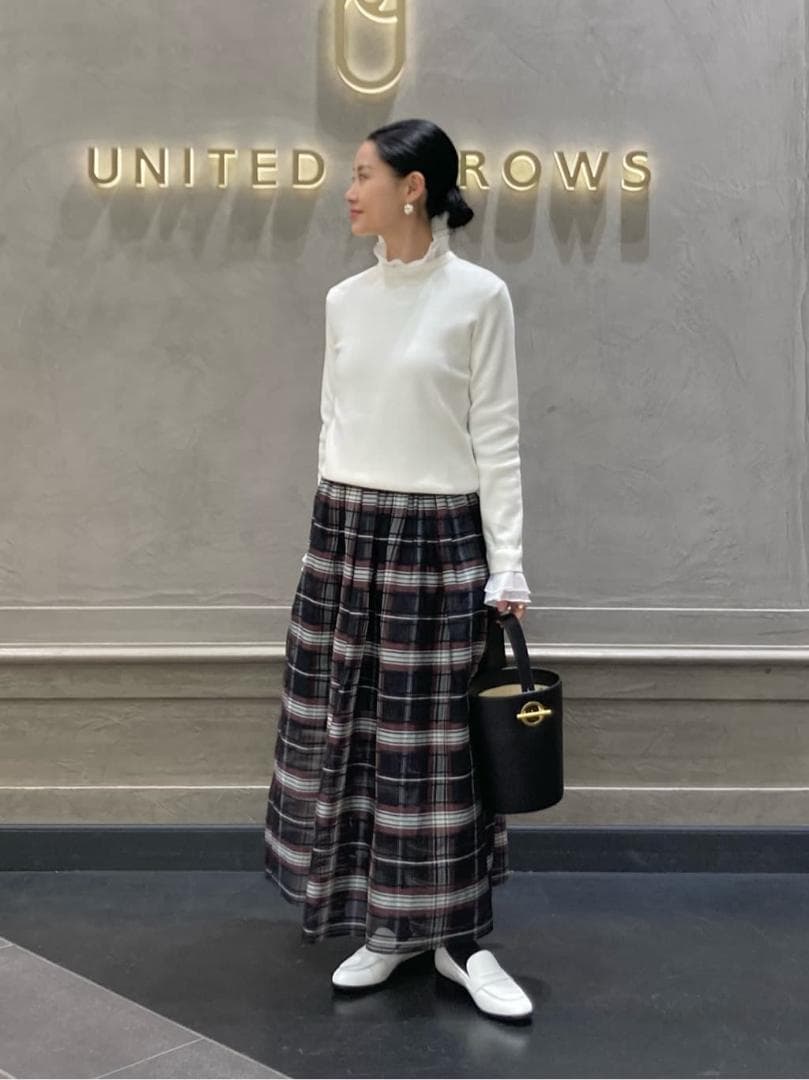 UNITED ARROWS オーガンジー ラッフルフリル 4WAY ニット - メルカリ
