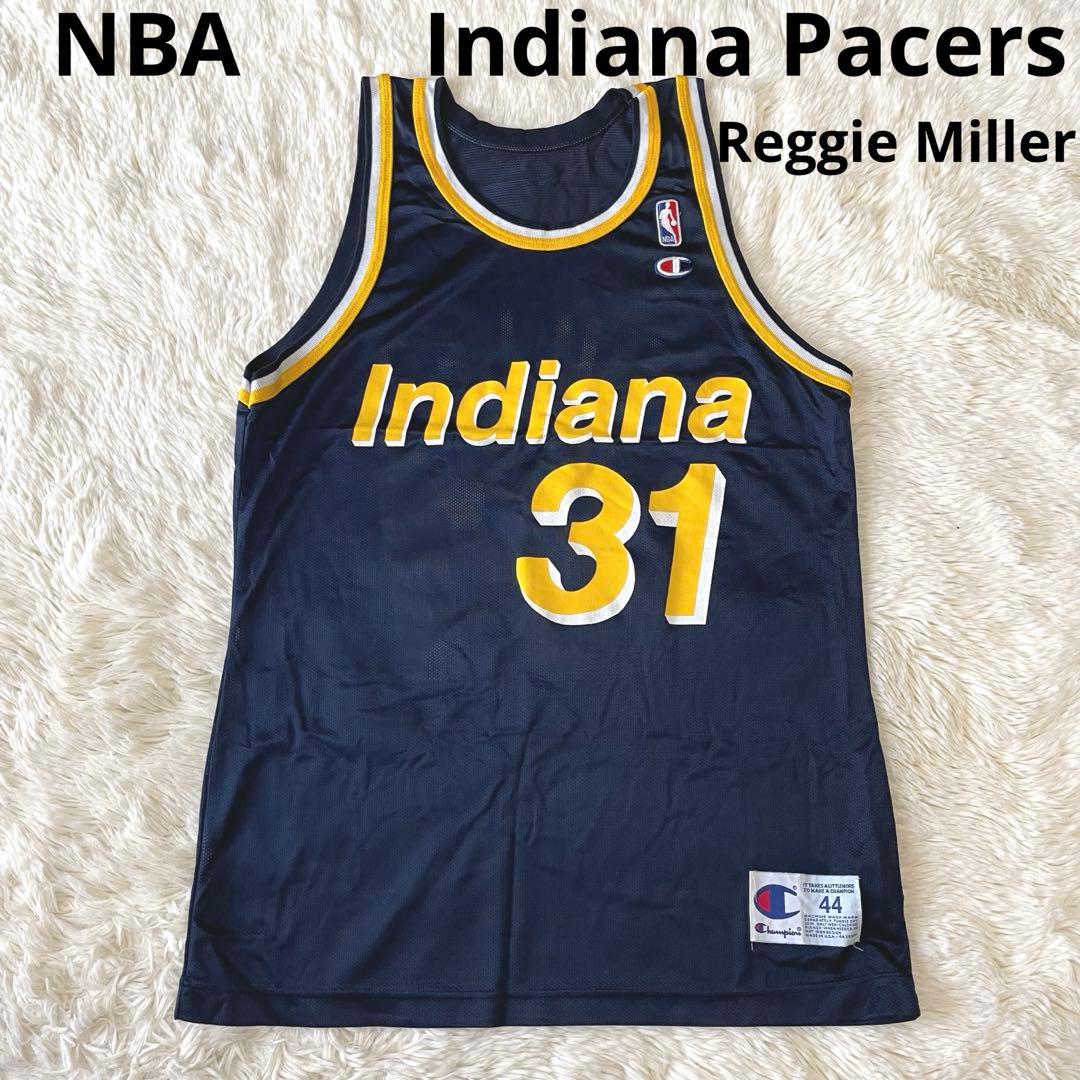 ♡極美品♡ NBA チャンピオン ユニフォーム レジー ミラー ペイサーズ 新品 NBA レジー・ミラー ペイサーズ ユニフォーム ストライプ シャツ