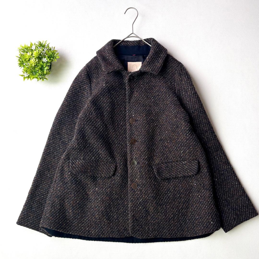 美品✨パラスパレス ウールツイードジャケット ハーフコート 現行
