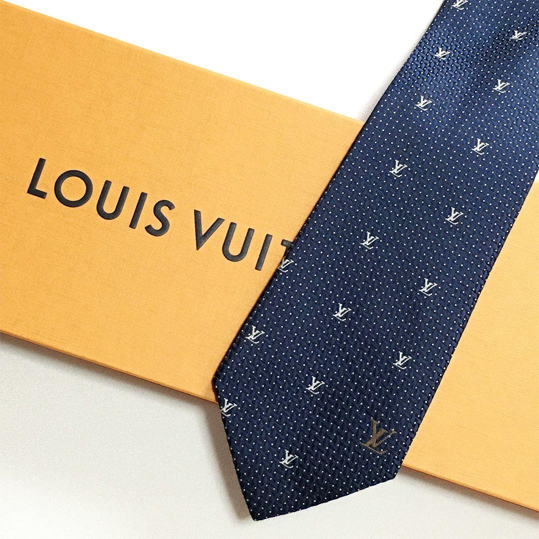 未使用級 ルイヴィトン Louis Vuitton ネクタイ ドット LV柄 未使用級 ルイヴィトン Louis Vuitton ネクタイ ドット ダミエ - メルカリ