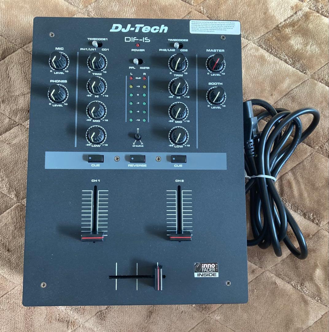 DJ-Tech DIF-1S DJミキサー REVIEW: DJ Tech DIF-1S Scratch Mixer