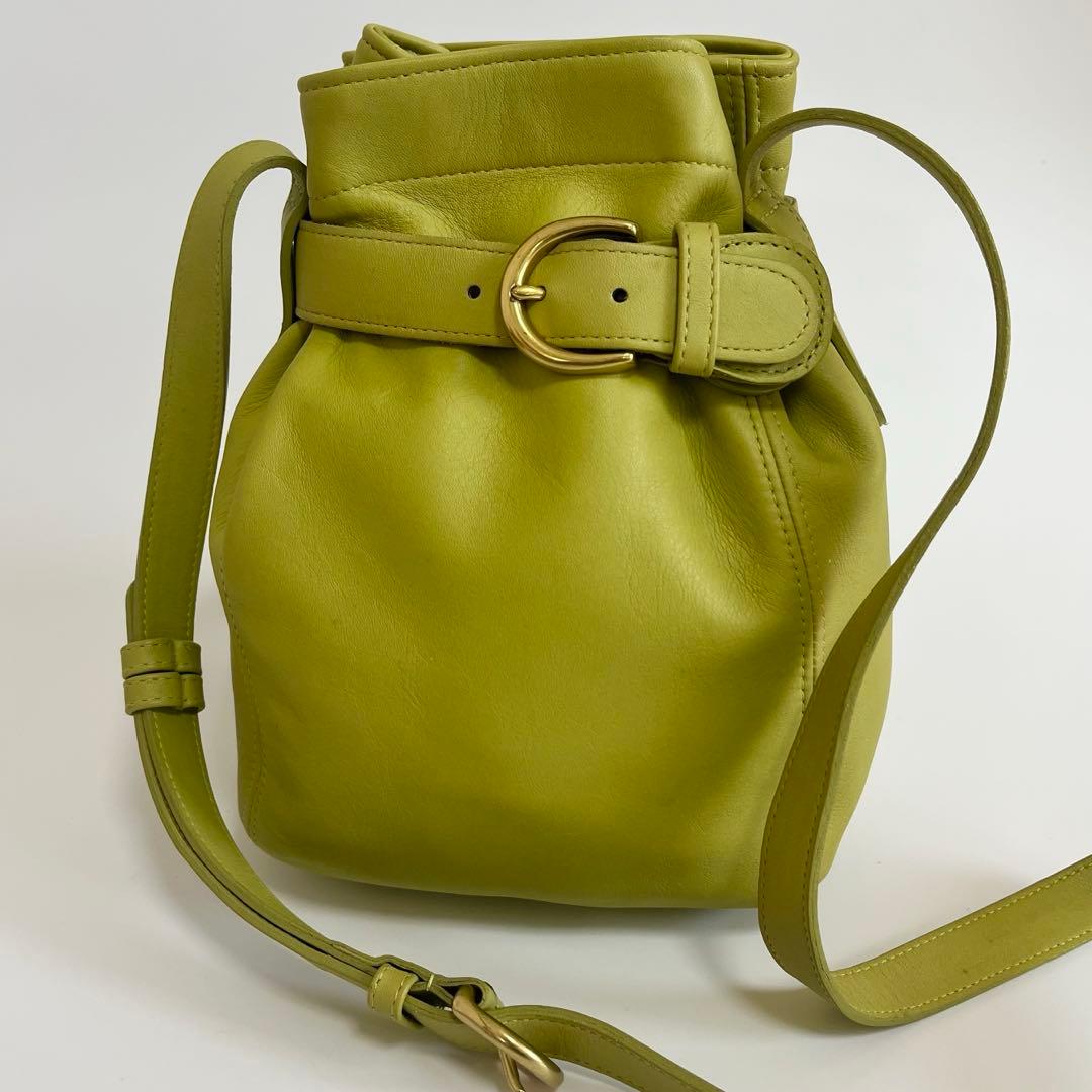 Vintage Coach Bucket Bag Green USA製 Vintage Coach Green Bucket Bag Backpack → Hotbox Vintage