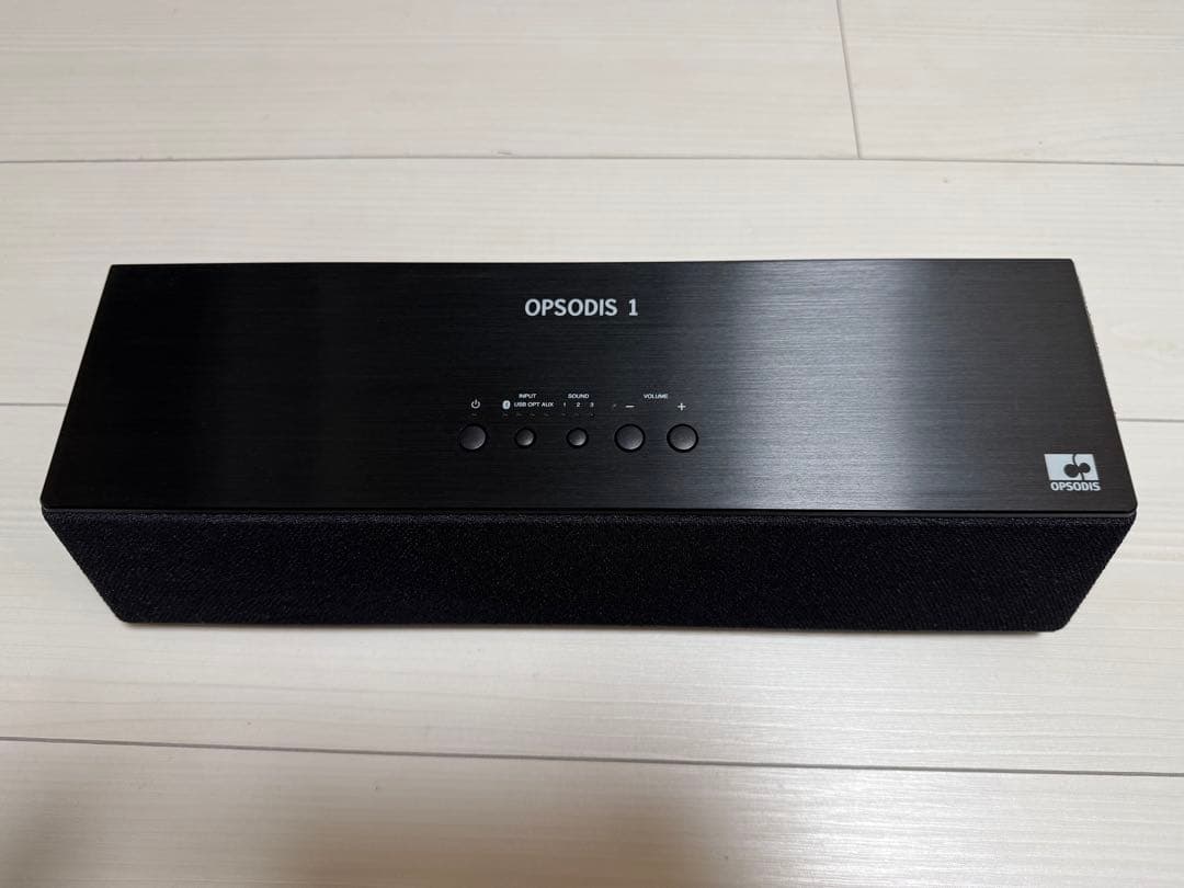 【希少】OPSODIS 1 スピーカー ブラック　鹿島建設 レビュー】机に置けるサイズで衝撃の立体音響「OPSODIS 1」を聴く