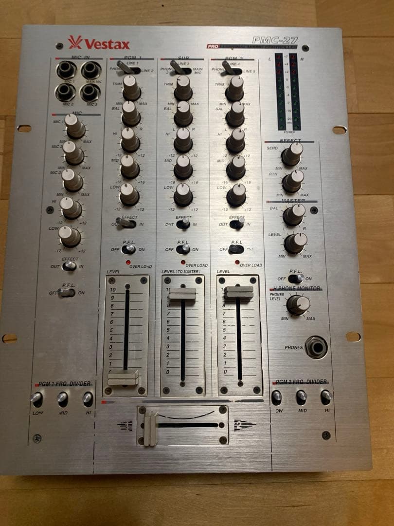 Vestax PMC-27 DJミキサー ジャンク Yahoo!オークション -「vestax pmc 27」の落札相場・落札価格