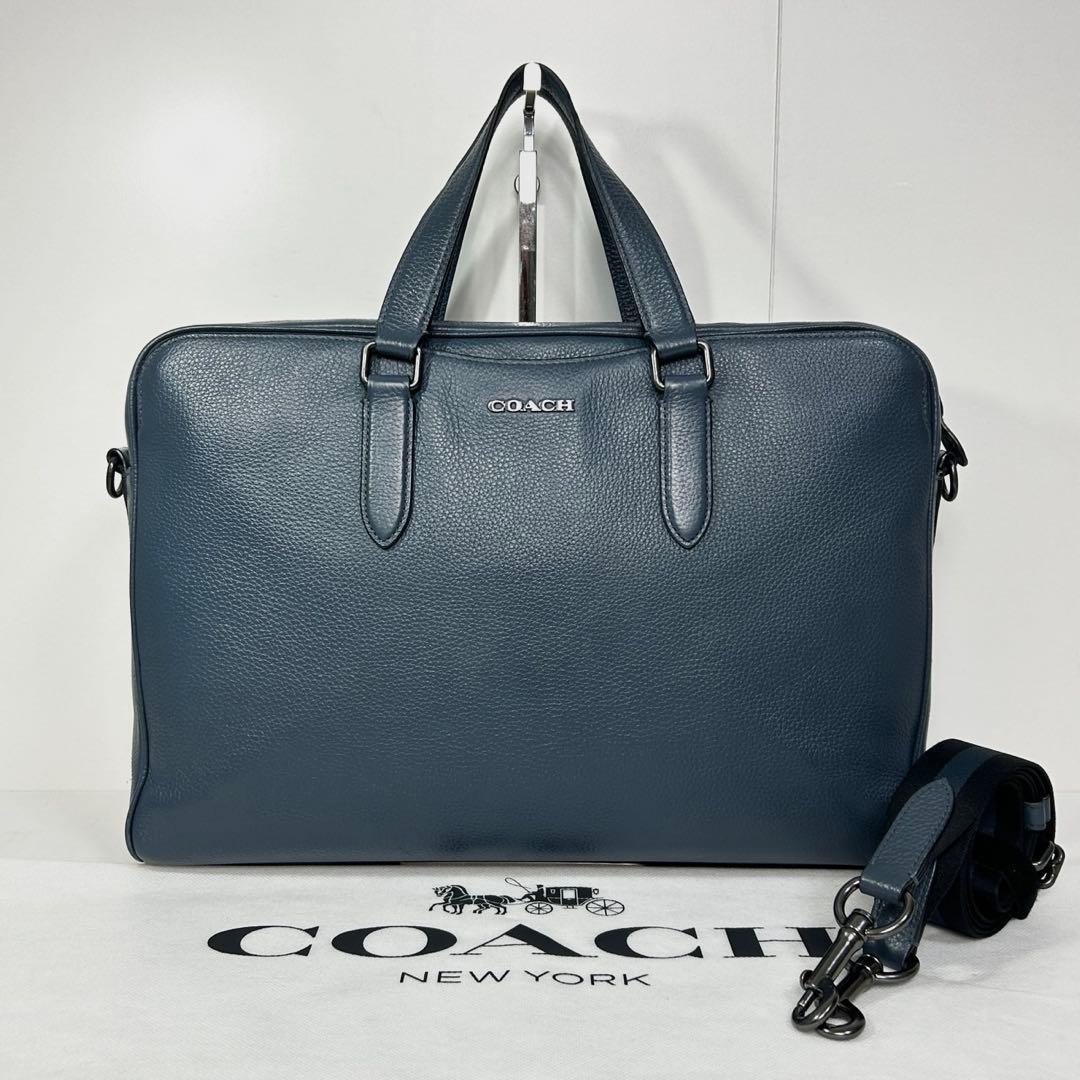 ✅【美品】定価12万　メンテ済み　コーチ　ビジネスバッグ　COACH ネイビー 楽天市場】コーチ ネイビー（ビジネスバッグ・ブリーフケース｜メンズ