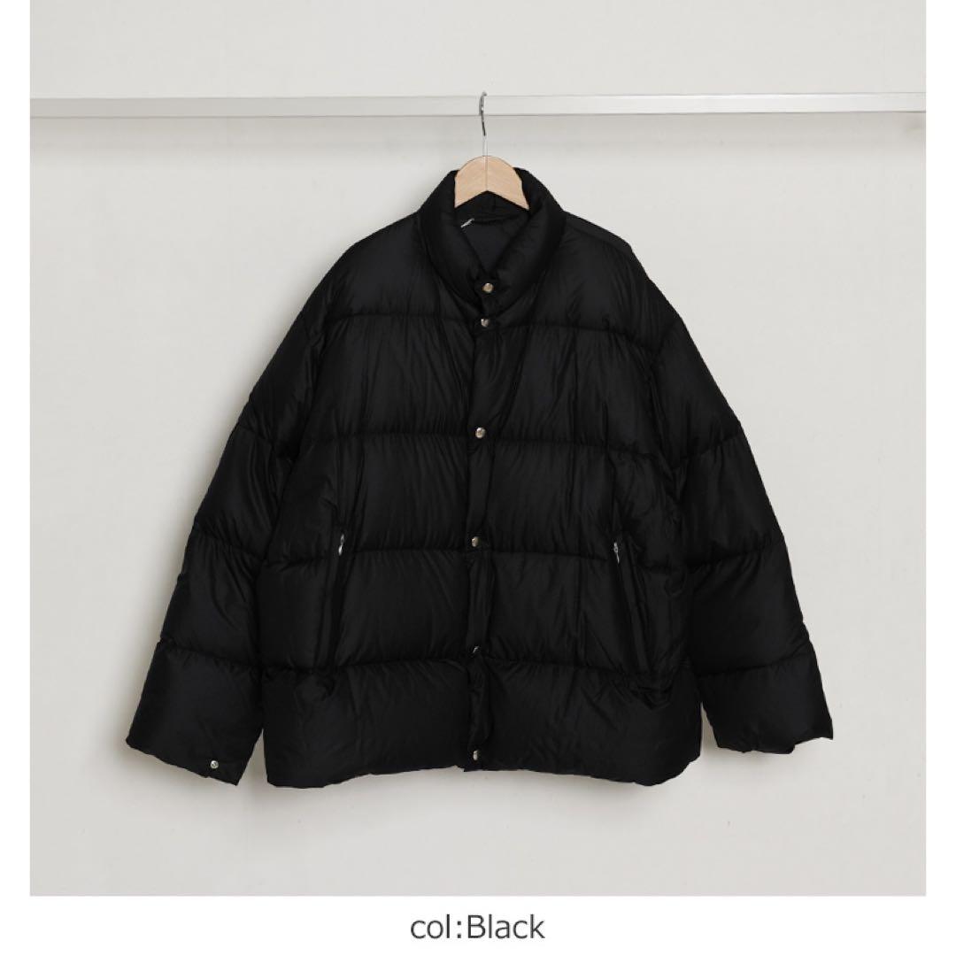 COMOLI ナイロンダウンジャケット 24AW ブラック コモリ サイズ3