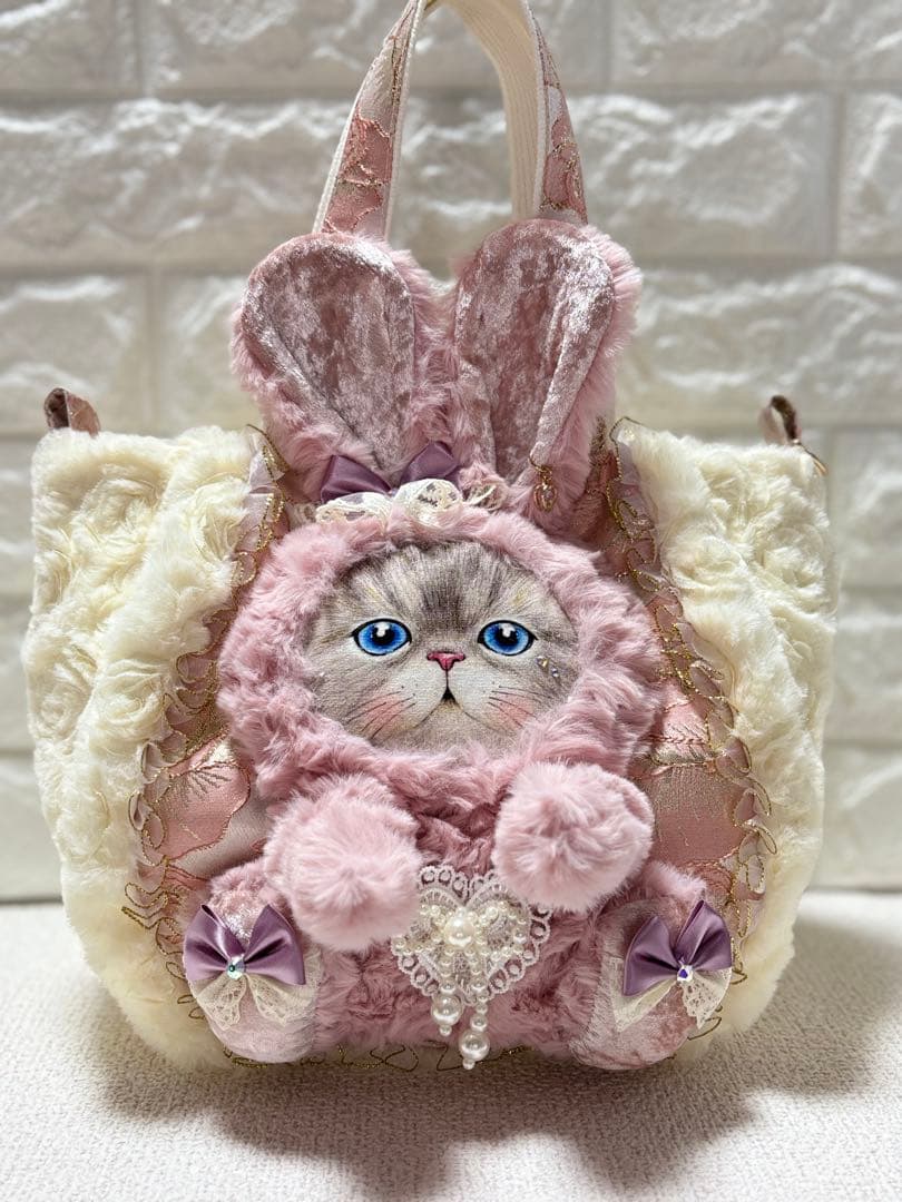 あ*き様 コヤンイサムチョン ハンドメイド ファーバッグ ルミちゃん