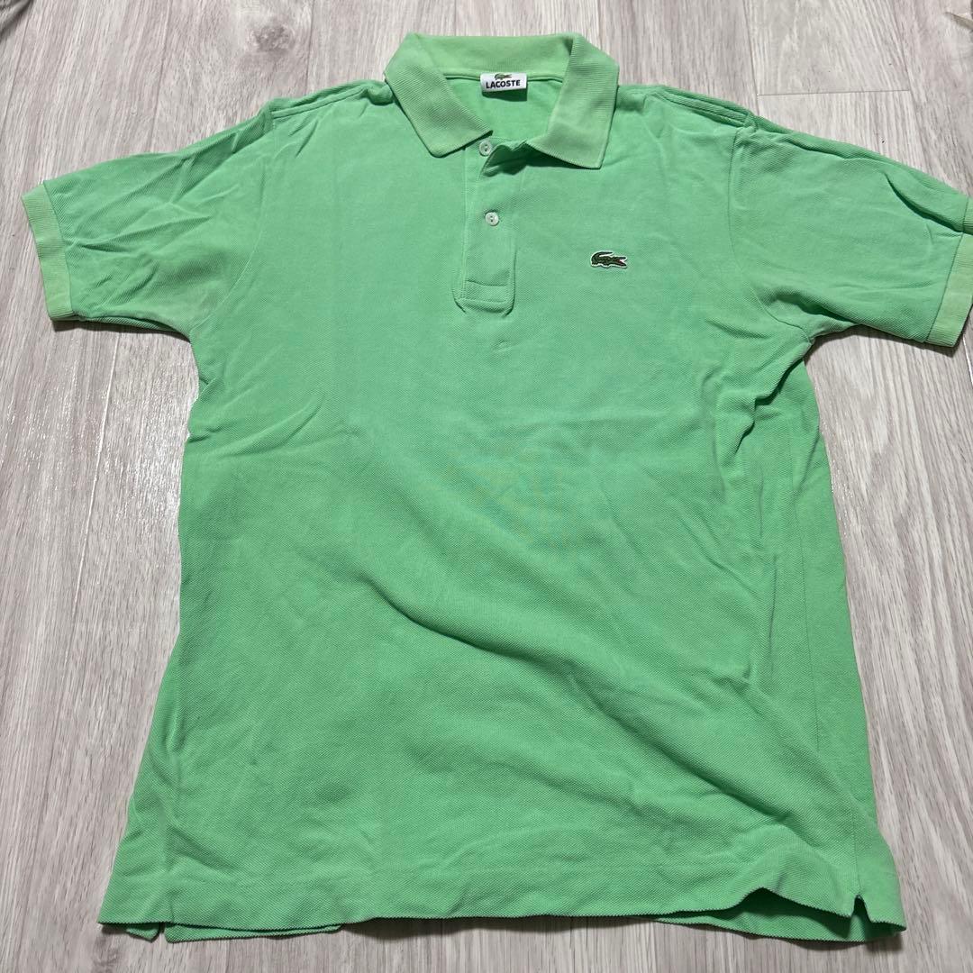 LACOSTE ライトグリーン ポロシャツ - メルカリ