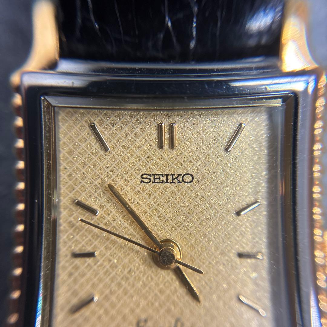 SEIKO EXCELINE 7321-5920 14KT スクエア ゴールド - メルカリ