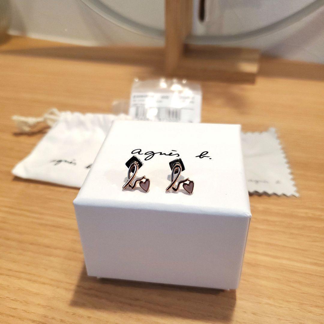 極美品✨アニエスベー　agnès b.ピアス agnes b.（アニエスベー） ピアス ストーンピアス ”Pearl” レディース