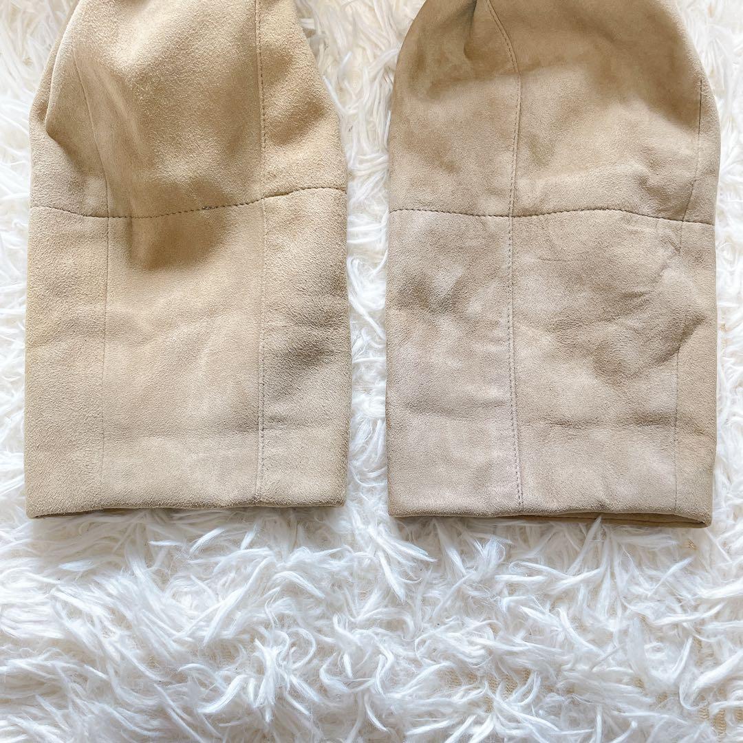 美品✨グレースクラス ラムレザー スウェードロングコート M ベルト