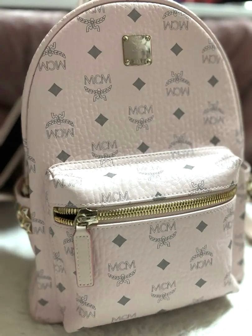 MCM パウダーピンク Sサイズ 正規品】MCM リュック パウダーピンク 廃盤 S - メルカリ