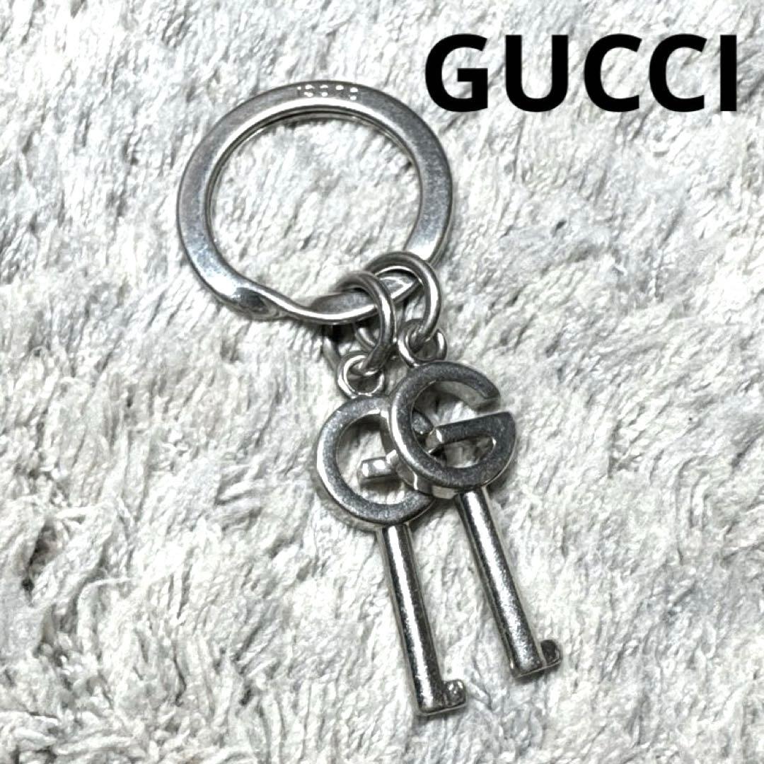 GUCCI グッチ キーホルダー キーリング シルバー ユニセックス - メルカリ