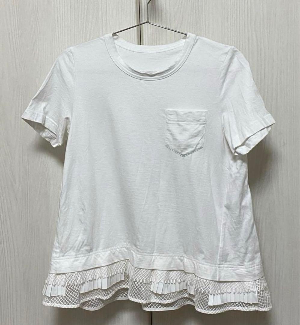 【最終値下】sacai サカイ プリーツ レース Tシャツ 白 18-03893 サカイ - sacai | Carhartt WIP T-Shirt-White-3の通販 | RESTIR リステア