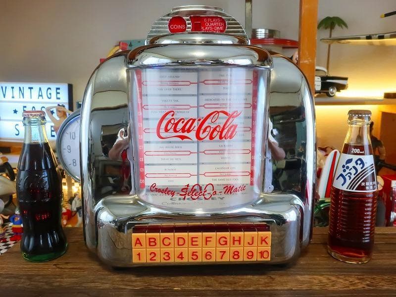 コカコーラ アメリカンダイナー ジュークボックス型ラジカセ - メルカリ