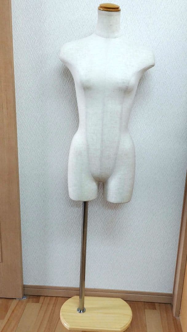 ピン針が刺せる ボディ トルソー マネキン 台座の安定感抜群高141～175cm