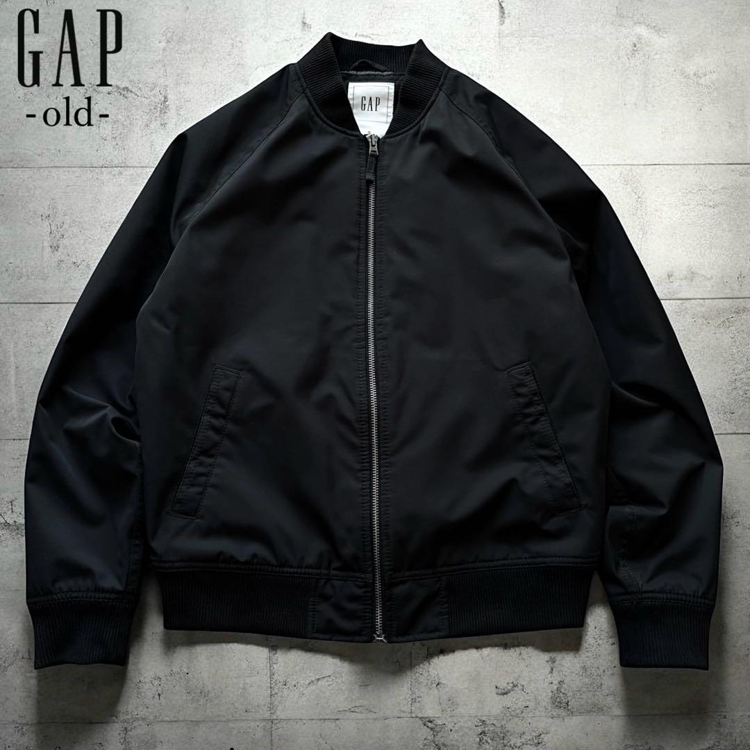 OLD GAP MA-1 ブルゾンジャケット ブラック 短丈 N2B Y2K - メルカリ
