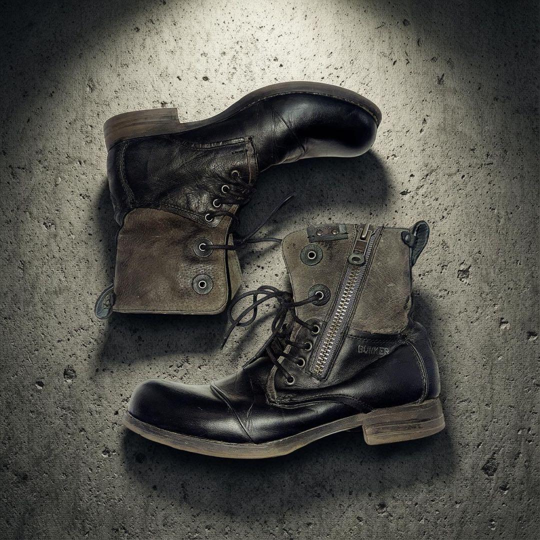 靴 00s archive sidezip work boots grunge HAIX Trooper GTX Side Zip | HAIX Duty Boots