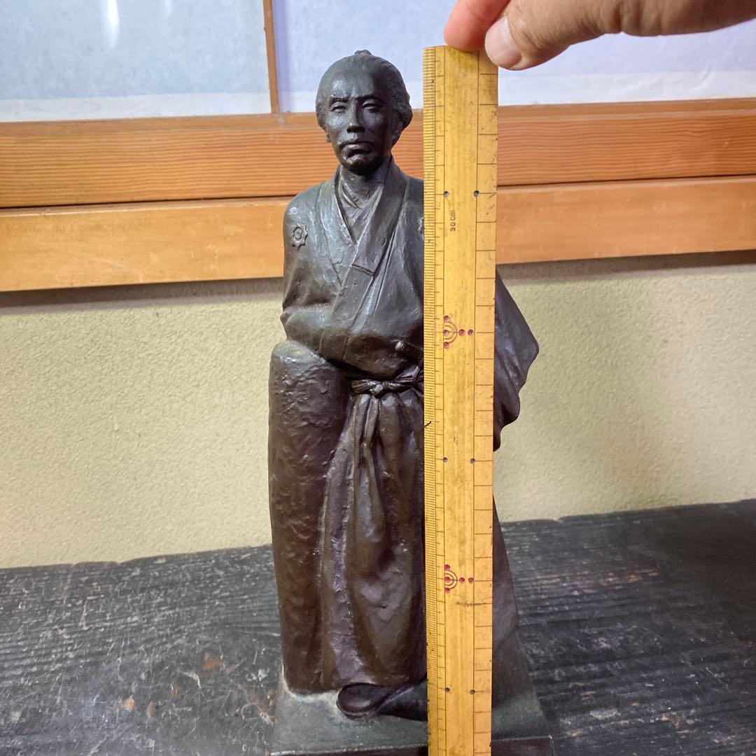専用 喜多敏勝作 銅器 坂本龍馬像 31cm9cm12.5acm - メルカリ