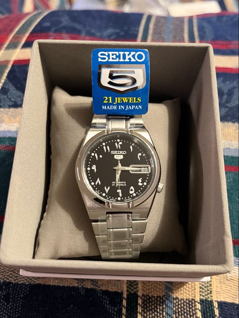未使用SEIKO 5 アラビック文字盤 海外モデル 藤原ヒロシ fragment