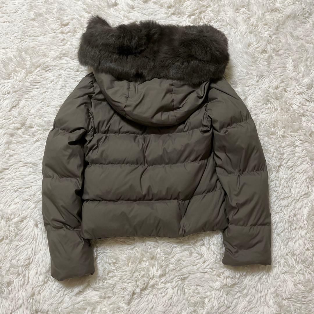 美品】URBAN RESEARCH ラビットフードストレッチショートダウン36